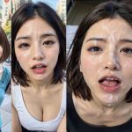 屋外顔射ぶっかけ　茨城県　日立市