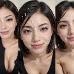 屋外顔射ぶっかけ　岩手県　盛岡市